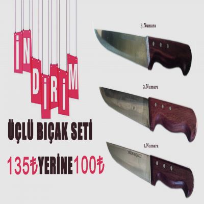 3'lü Kurban Bıçağı Seti