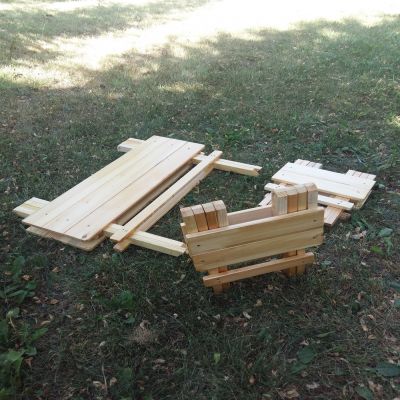 Ahşap Katlanır Piknik Masa Takımı