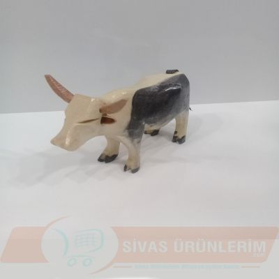 Küçük Boy Ahşap Öküz