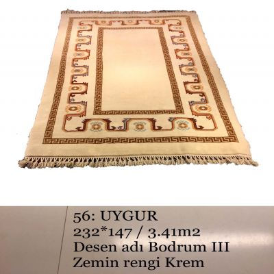 Uygur El Dokuma Halısı 56