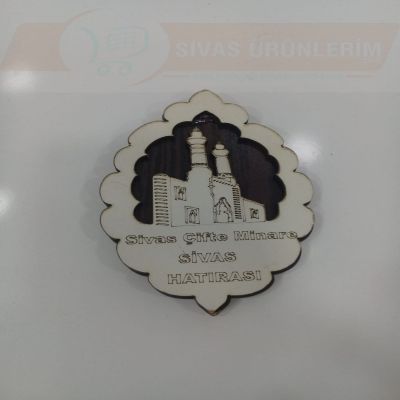 Çifte Minare Figürlü Magnet